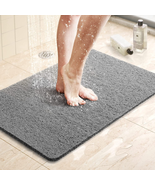 Luxstep Shower Mat Bathtub Mat,24X16 Inch, Non-Slip Bath Mat with Drain,... - £14.18 GBP