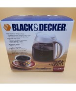 Black Decker Smart Brew Coffee Pot 12 Cup Carafe White GC2000 Replacement - £13.44 GBP