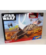 STAR WARS HOT WHEELS ESCAPE FROM JAKKU DIE-CAST SET W/ MILLENNIUM FALCON - $22.49