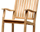 Arie Patio Porch Rocking Chair For Outdoor, Single Item/Natural Teak - $446.99