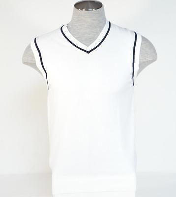 Izod PerformX Golf Bright White Knit Sweater Vest Men's NWT - $54.99