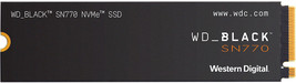 WD - BLACK SN770 500GB Internal SSD PCIe Gen 4 x4 - £84.72 GBP