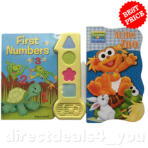First Numbers - Play-a-Sound And Sesame Street At The Zoo Elmo Big Bird - £12.45 GBP