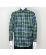 Orvis Plaid Shirt Mens Large Green Cotton Long Sleeve Button Down Vintag... - €23,06 EUR