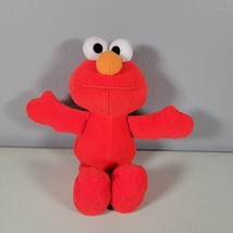 Sesame Street Plush Beans Elmo 1997 Tyco Vintage Toy Jim Henson Productions 7&quot; - $8.74