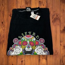 NWT LRG Lifted Research Group Sugar Skull Black Graphic T-Shirt Size XL - £31.84 GBP