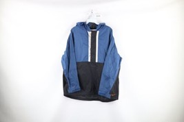 Vtg 90s Nike Mens Small Travis Scott Mini Swoosh Half Zip Hooded Anorak Jacket - £47.38 GBP