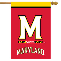 Maryland Terrapins House Flag Ncaa Licensed 28&quot; X 40&quot; - £33.68 GBP