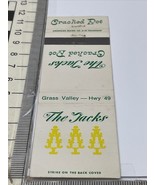 Matchbook Cover The Jacks Cracked Pot  Grass V alley — Hey 49  Unstruck ... - €10,85 EUR