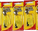 Johnson Beetle Spin 1/8 Ounce BSVP 1/8-FC Lot of 5 - $27.71