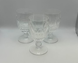 Set of 3 Waterford Crystal COLLEEN Short Stem Large Claret Wine Glasses - £143.87 GBP