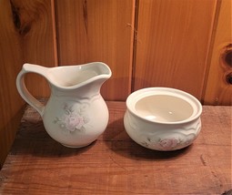 Pfaltzgraff Tea Rose Cream &amp; Sugar Set. - $16.00