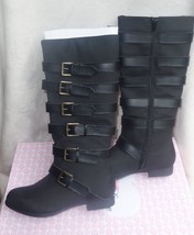First Love by Penny Loves Kenny &quot;Westley&quot; Black Boots sz 8 new - £64.72 GBP