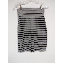 GAP Womens Navy Blue Gray Skirt Size XS X-Small Striped Pencil - £7.83 GBP