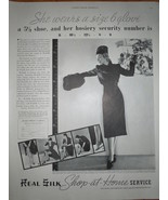 Vintage Real Silk Shop At Home Service Magazine Advertisements 1937 - €3,40 EUR