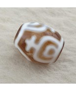 Vaso del tesoro modello unico amuleto himalayano tibetano agata dzi perline - $35.39