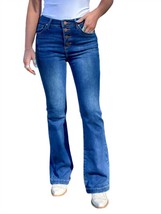 Risen button down boot cut jeans in Dark Wash - £33.08 GBP