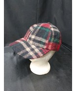 Vintage Woolrich Plaid Wool Green Red Hat Cap Woodsman Lumberjack USA S/M - $448.74 MXN