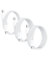 Rocoren 60W USB C to USB C Cable, 3Pack [6.6Ft+6.6Ft+3.3Ft] PD 3A Fast C... - $156.25 MXN