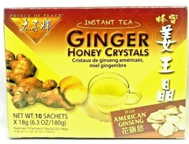 Prince of Peace Ginger &amp; American Ginseng Honey Crystals (18g x 10) - $8.90+