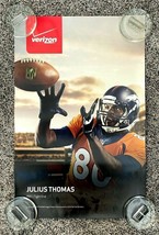 JULIUS THOMAS ~ VERIZON PROMO ~ 11x17 NFL POSTER Denver Broncos Tight En... - £7.46 GBP