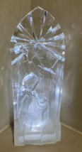 Illuminated Nativity Christmas Acrylic Figurine Roman LED 10 inch 2010 - $24.70