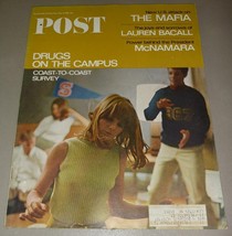 Saturday Evening Post May 21, 1966 - Drugs on Campus, Lauren Bacall, Mafia - £9.98 GBP