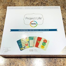 Project Life Azure Edition Core Kit 616 Cards Sealed Box Becky Higgins  - $26.70