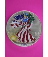 Colorized 2000 American Silver Eagle 1 Ounce .999 Fine Exact Coin Shown ... - $1,132.06 MXN