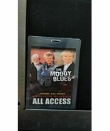 THE MOODY BLUES - ORIGINAL JUNE 15, 2005 CONCERT TOUR LAMINATE BACKSTAGE... - $60.00
