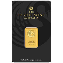 10g Perth Mint Gold Bar - £641.77 GBP