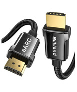 Silkland 8K HDMI ARC/eARC Cable 2.1 for Soundbar 6.6ft, 8K@60Hz, 4K@120H... - $38.60