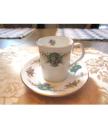 ELIZABETHAN STAFFORDSHIRE FINE BONE CHINA DEMI CUP &amp; SAUCER  ENGLAND - $13.50 CAD