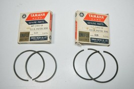 Lot of 2 NOS Genuine Yamaha SL SW GP 396 OS Piston Ring Set .25 OEM 807-11601-10 - £13.15 GBP