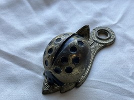 Vintage Allied Brass Ladybug Clip Note Holder Unpainted - $12.99