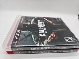 Sony PS3 Call of Duty Black Ops and World at War games - £7.78 GBP