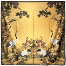 NWT Silk Scarf 53&quot;x53&quot; Super Large Square Shawl Wrap S3246 Xiang Yun Sha - £39.82 GBP