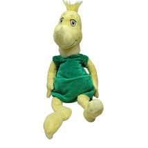 Kohls Cares Dr Seuss Sneetch Girl Plush Yellow Green Dress The Sneetches Animal - £11.84 GBP