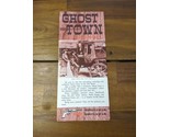 Vintage Ghost Town Colorado Springs Brochure - $21.77