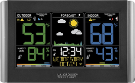 La Crosse Technology C85845-INT Weather Station, Black - £56.46 GBP