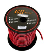 12 Gauge Wire - 100 Foot Copper Clad Aluminum Cable Roll, Red &amp; Black Bo... - £44.81 GBP
