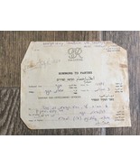 Raro documento de Palestina convoca a las partes 1940 - $15.21