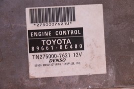 2004 Tundra 3.4L 2WD 6sp Manual MTX ECM ECU Engine Control Module 89661-0C400 image 2