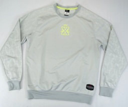 Nike Lebron James Long Sleeve Sweatshirt Men’s Size L Gray Pullover Bask... - $18.95