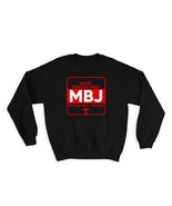 Jamaica Sangster Airport Montego Bay MBJ : Gift Sweatshirt Travel Airlin... - $40.62 CAD