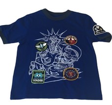 Size XXS 3 Disney Parks Pixar Blue Short Sleeve T Shirt Cars Toy Story Monsters - £12.78 GBP