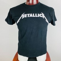 Metallica Heavy Metal Music Band Men&#39;s Black Short Sleeve T-Shirt Large L - £12.57 GBP