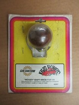 Vintage NOS Cal Custom Bug Power &quot;Woody&quot; Walnut Shift Knob for VW #2097 - $251.17