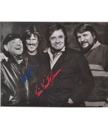 THE HIGHWAYMEN SIGNED PHOTO x2 - Willie Nelson &amp; Kris Kristofferson  w/coa - $359.00