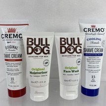 (4) Cremo Bulldog Mens Gift Set Shaving Creme Mint Classic Face Wash Moisturizer - £7.35 GBP